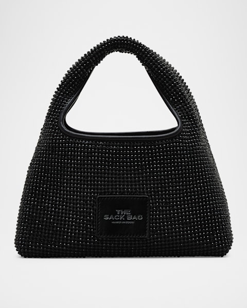 【MARC JACOBS】The Sack Future/フローラル ミニ サックバッグ The Sack Future Floral Mini leather tote bag in white - Marc