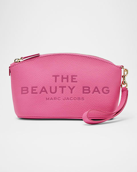 Marc Jacobs Wild Daisy-Print Leather Cosmetic Pouch Bag