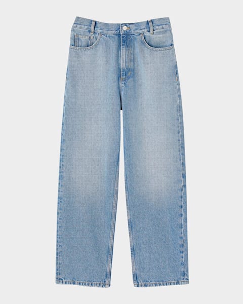 JW Anderson Distressed Bucket Jeans | Neiman Marcus JW Anderson Distressed Bucket Jeans | Neiman Marcus