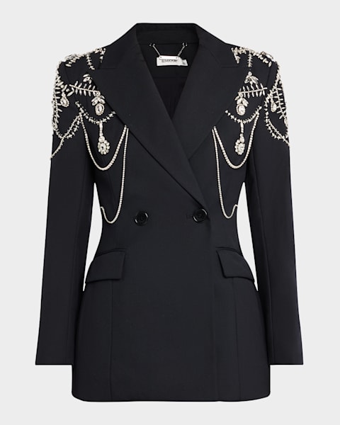Giorgio Armani Stretch Wool Relaxed Blazer | Neiman Marcus