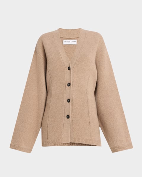 アウターその他 ALAIA PEPLUM CARDIGAN Wool and cashmere peplum cardigan in black - Alaia | Mytheresa