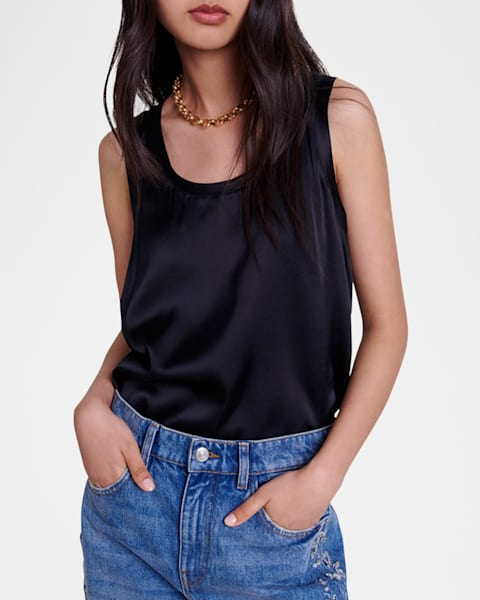 トップス YSL by Tom Ford Silk tank top SAINT LAURENT Silk Tank Top | endource