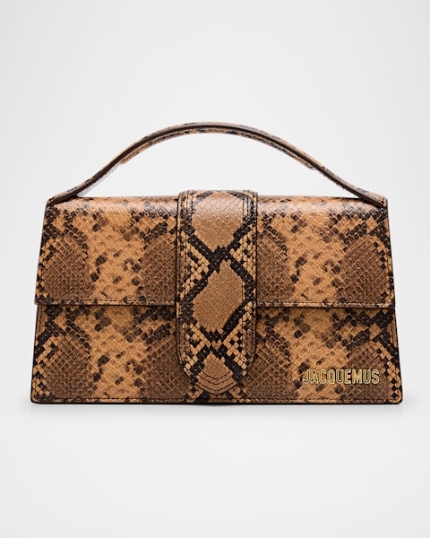 Jacquemus Le Grand Bambino Leather Crossbody Bag | Neiman Marcus