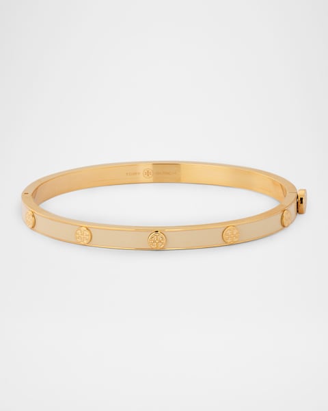 【TORY BURCH】ミラースタッドヒンジブレスレット、7MM Miller Stud Hinge Bracelet, 7MM: Women's Designer Bracelets
