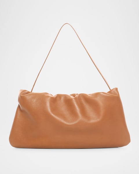 24FW 最新 【THE ROW】 New Bindle レザー製バッグ ユニセックス THE ROW Bindle Shoulder Bag in Soft Calfskin | Neiman Marcus
