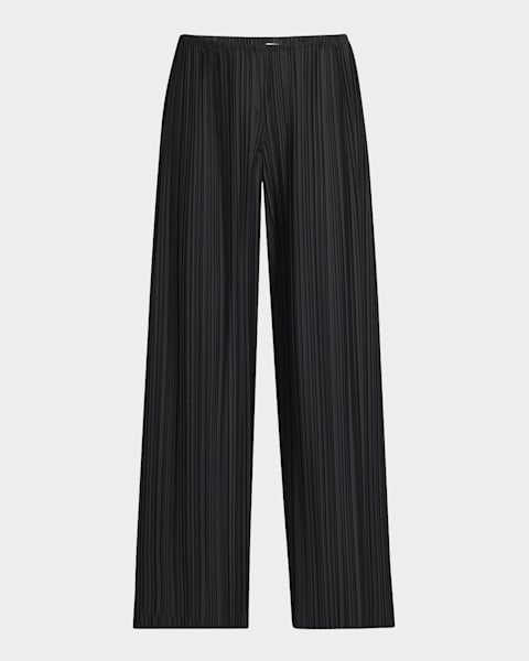 Gala Wide-Leg Crepe Pants