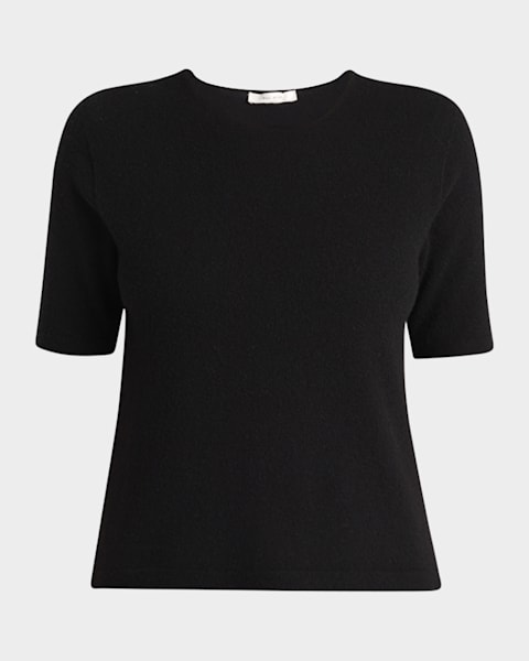 Brunello Cucinelli Mock-Neck Buckle Draped Jersey Top