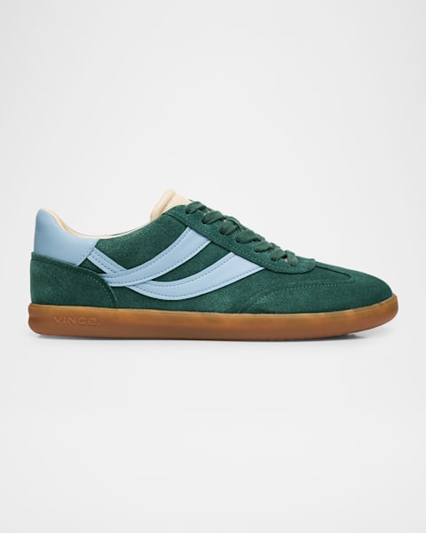 Vince Oasis Bicolor Leather Retro Sneakers | Neiman Marcus
