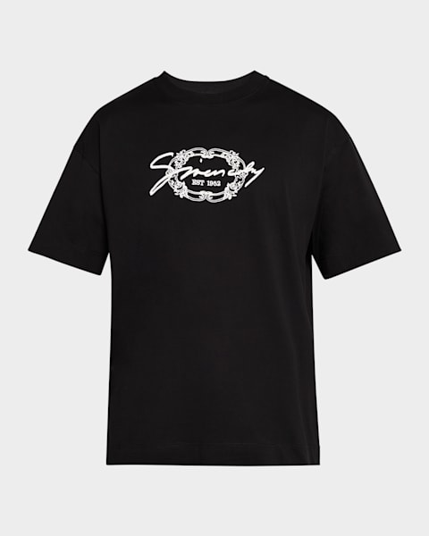 Givenchy Men's 4G Stars Stamped Logo T-Shirt | Neiman Marcus