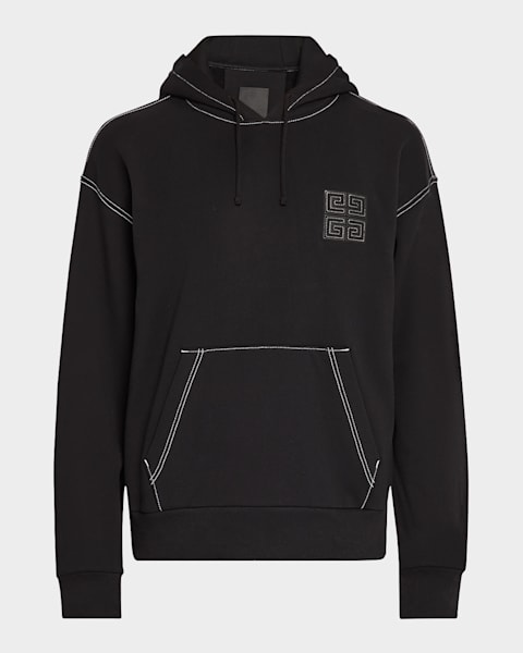 Givenchy Men's Embossed Logo Hoodie | Neiman Marcus