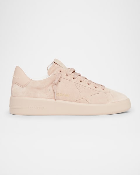 Golden Goose Purestar Bicolor Leather Low-Top Sneakers