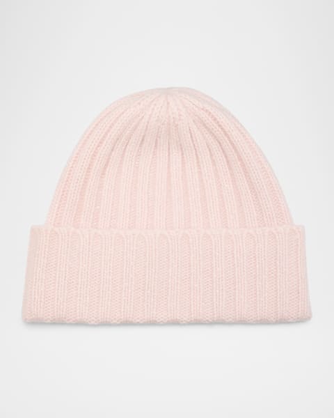 Prada Wool Knit Logo Beanie | Neiman Marcus
