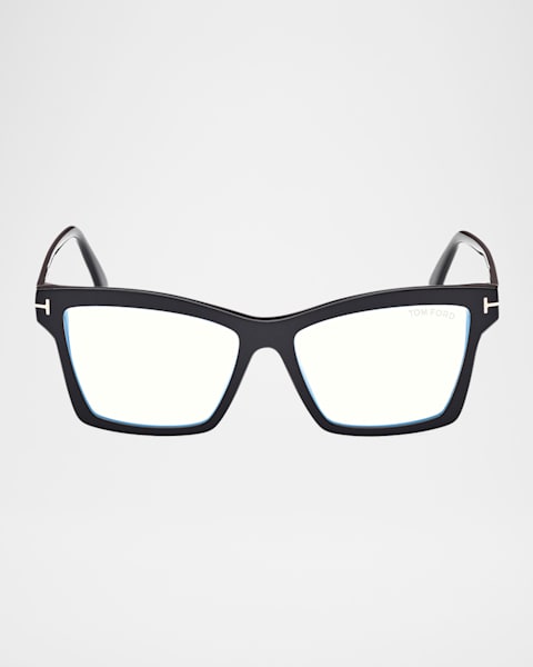 TOM FORD Blue Light Blocking Cat-Eye Glasses | Neiman Marcus