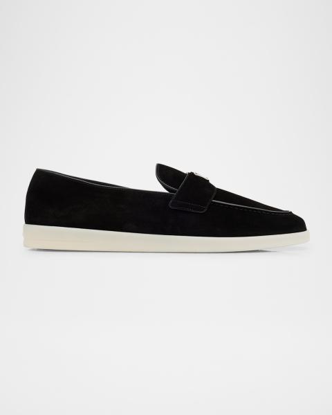 Christian Louboutin Black Loafers Sleek Slip-On Design Christian Louboutin Dandelion Loafers Patent Leather Size 45  main image 3