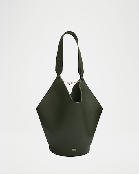 【KHAITE】オリビアスモールスエードハンドバッグ Khaite Olivia Small Suede Shoulder Bag | Neiman Marcus