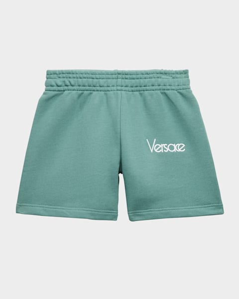 Boy's Medusa Stamp Fleece Shorts, Size 2-5
