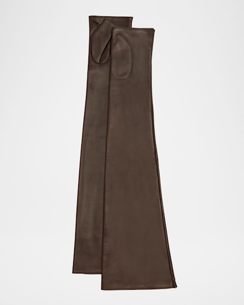 関税送料込★Saint Laurent アビエイターグローブ Saint Laurent Aviator Strappy Leather Gloves | Neiman Marcus