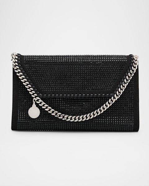 Stella McCartney Mini Logo Flap Crossbody Bag | Neiman Marcus