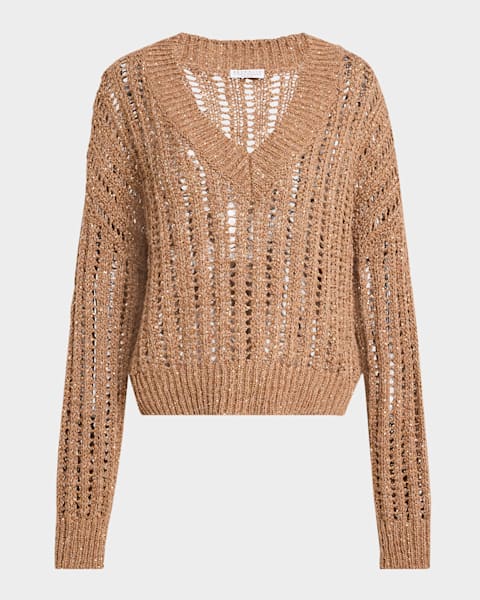Johnny Collar Cotton English Ribbed Sweater