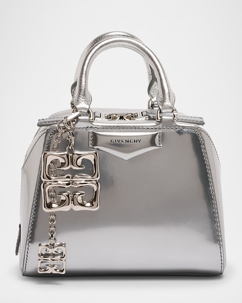 Oscar de la Renta Tulipan Nano Crystal Top-Handle Bag Oscar de la Renta Tulipan Nano Crystal Top-Handle Bag