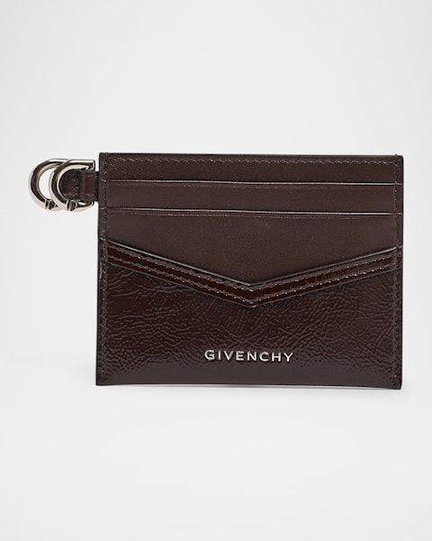 カードケース・名刺入れ [GIVENCHY] Voyou Zipper Card Holder Givenchy Voyou Zipped Cardholder in Tumbled Leather | Neiman