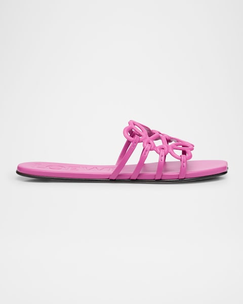 Loewe Pebble Foam Toe-Post Slide Sandals | Neiman Marcus