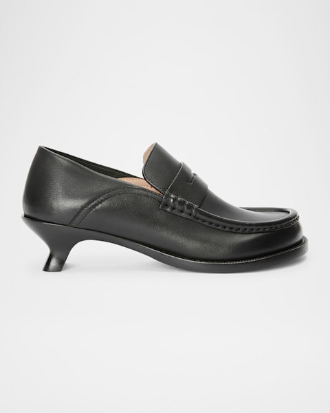 話題の人気 Loewe Blaze Leather Penny Loafers | Neiman Marcus サングラス/メガネ