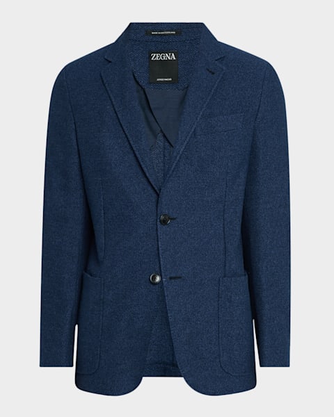 ZEGNA Men's Solid Wool Blazer | Neiman Marcus