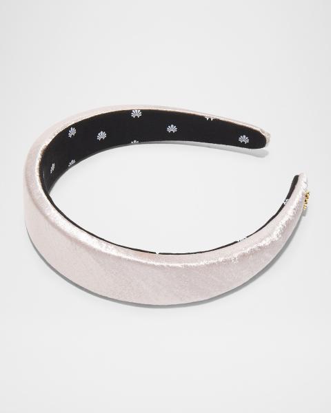 Lele Sadoughi Crystal Mesh Alice Headband | Neiman Marcus display picture 1