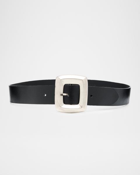 Streets Ahead Reilly Leather Belt | Neiman Marcus display picture 1