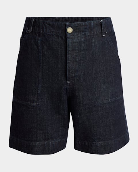 Men's MFVLA1 Two-Tone Denim Shorts