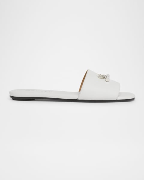 Jacquemus Les Mules Cubisto Leather Sandals | Neiman Marcus