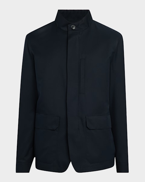 Theory Men's Car Coat in Luxe New Divide | Neiman Marcus