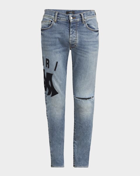 Amiri Men's MA Quad Plaid MX1 Jeans | Neiman Marcus