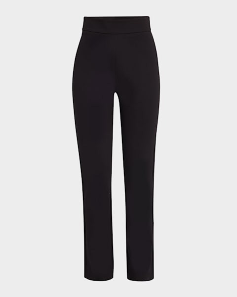 Vince Women's Mid-Rise Slim Cigarette Pants - Black