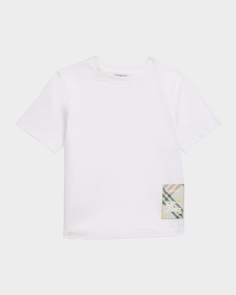 Burberry Boy's Cedar Equestrian Knight Design T-Shirt, Size