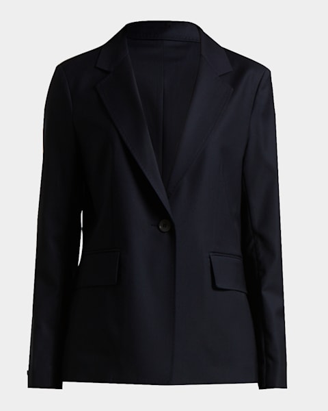 MaxMara●上品な存在感●PAGANO アシメトリー ダブルブレザー Max Mara Pagano Double-Breasted Blazer | Neiman Marcus