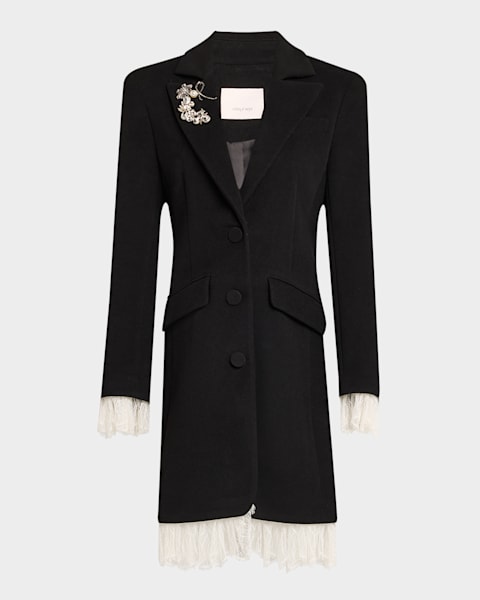 Cinq a Sept Cade Short Faux Fur Coat | Neiman Marcus