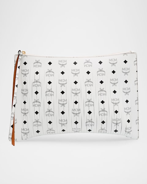MCM Big O Mini Studded Monogram Crossbody Bag | Neiman Marcus