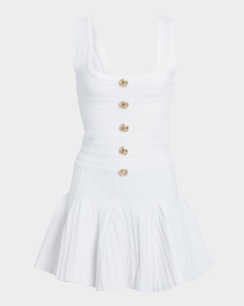 Eden Embellished Bouclé Mini Dress