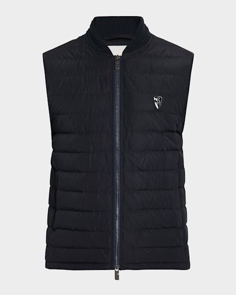 BURBERRY ハッカファスナ付きフレイトヘムフリツキルト Burberry Men's Diamond Quilted Overshirt | Neiman Marcus