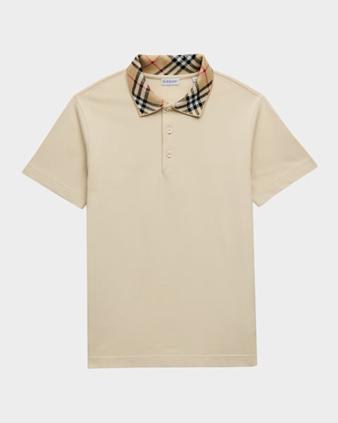 Burberry Men's Eddie TB Polo Shirt | Neiman Marcus Burberry Men's Eddie TB Polo Shirt | Neiman Marcus