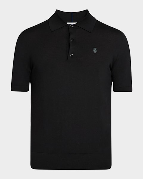 Burberry Men's Cody Check-Collar Polo Shirt | Neiman Marcus