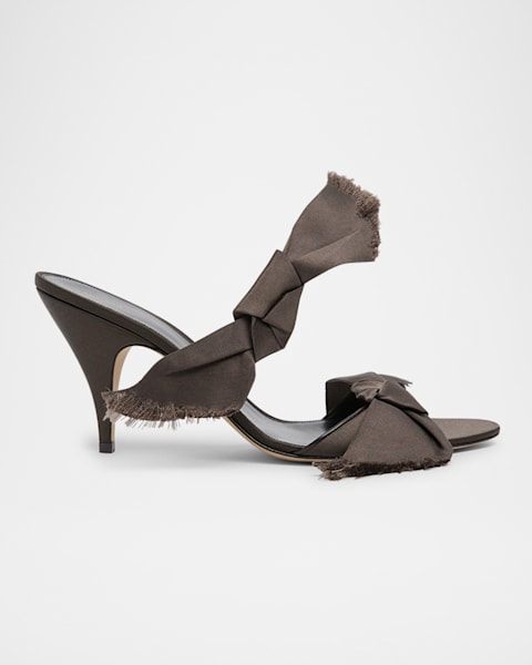 サンダル・ミュール The Row Foam Flat Sandals In Rubber Foam Sandal Black in Rubber – The Row