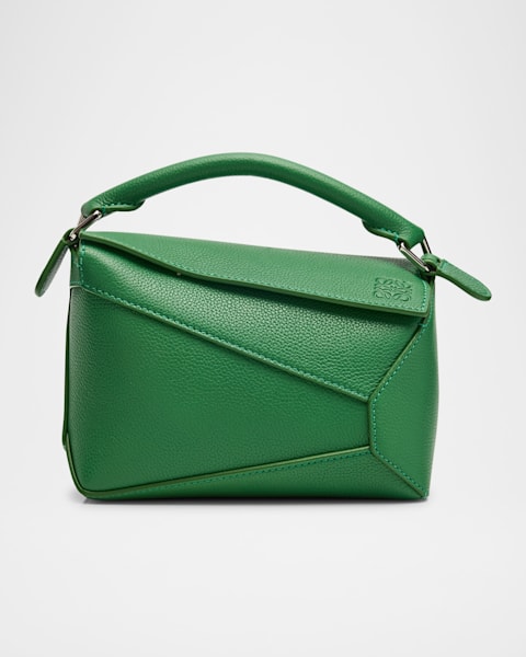 24AW new/LOEWE スネークレザーショルダーバッグ Bag Green Loewe Snake Leather Shoulder Bag - Green | Editorialist