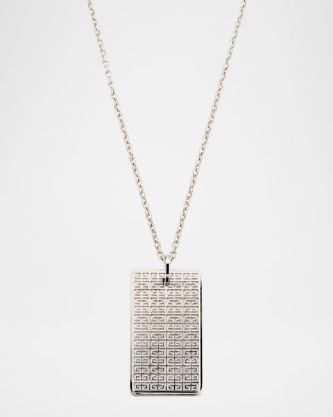 Givenchy x Chito Men's Dog Puzzle Tag-Effect Pendant Necklace