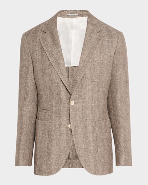 ジャケット Brunello Cucinelli Double-Breasted Jacket In Viscose Blend Brunello Cucinelli Double-Breasted Jacket | Sendegaro