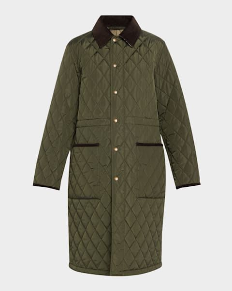 Burberry Belted Single-Breasted Trench Coat | Neiman Marcus