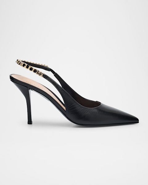 【関税込み】gucci GUCCI SIGNORIA' SLINGBACK Gucci Signoria slingback pump in Rosso Ancora patent leather