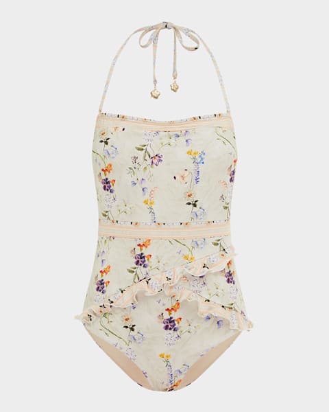 Camilla Monserrate Magic Wire V-Neck One-Piece Swimsuit